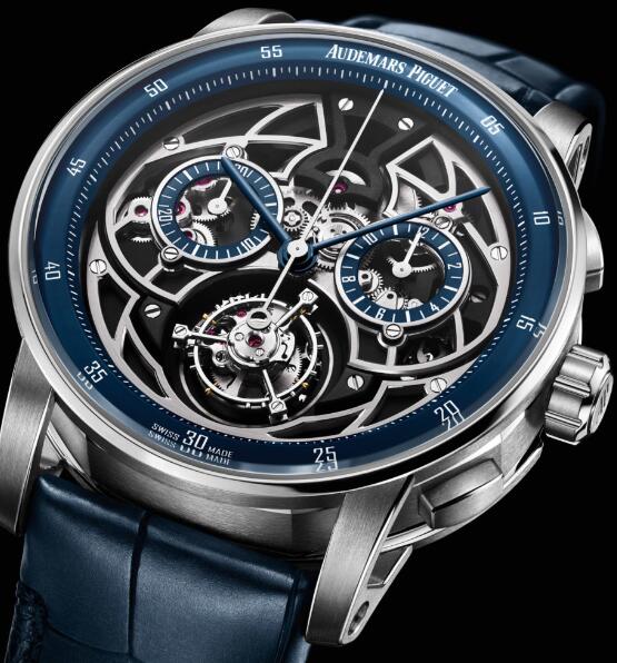 Die high end replica uhren von Audemars Piguet nutzt Zeit und Technologie, um Sie in den Code 11.59 Flying Tourbillon Chronograph