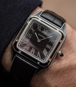 Hilfe beim replica uhren kaufen legal–Cartier Santos Dumont Uhren mit neuer Lacklünette